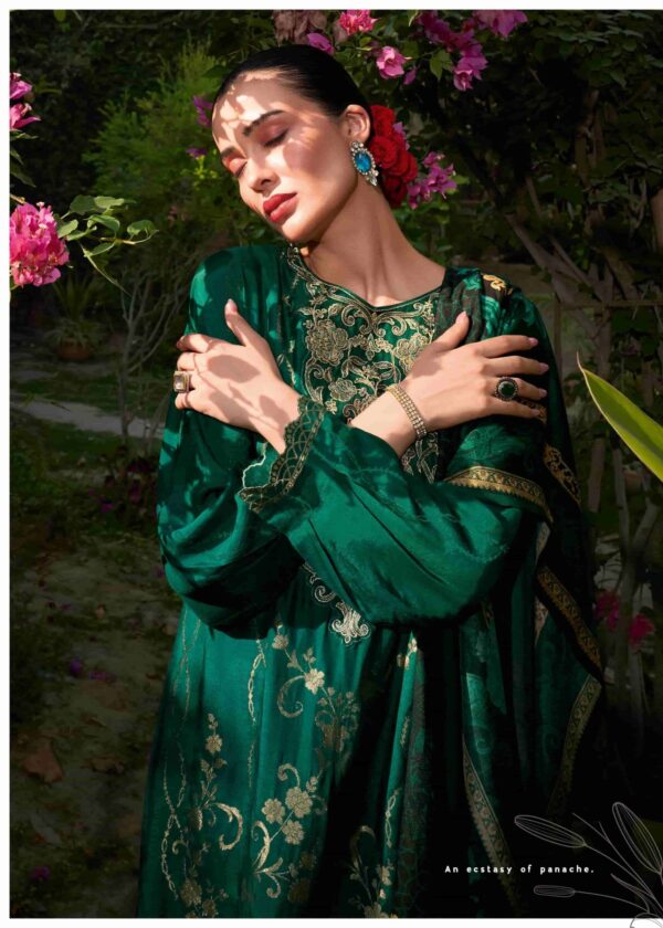 My Fashion Road Varsha Thread Line Designer Russian Silk Suit | TL – 04