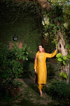 My Fashion Road Varsha Thread Line Designer Russian Silk Suit | TL – 01