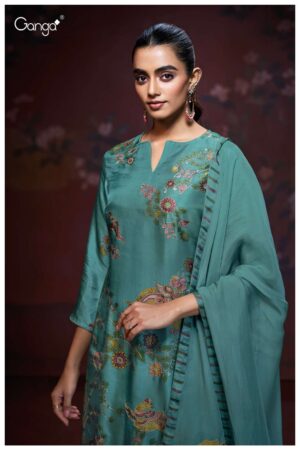 My Fashion Road Ganga Fashion Aaliyah Exclusive Stylish Ganga Fashion Suit | S3203-A