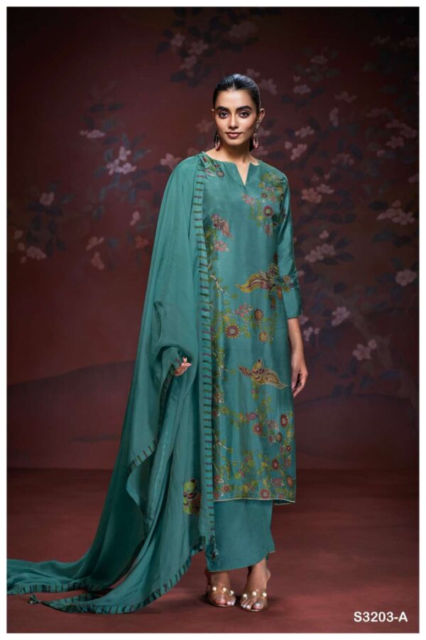 My Fashion Road Ganga Fashion Aaliyah Exclusive Stylish Ganga Fashion Suit | S3203-A