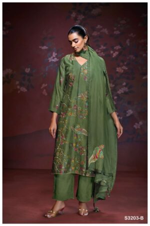 My Fashion Road Ganga Fashion Aaliyah Exclusive Stylish Ganga Fashion Suit | S3203-B