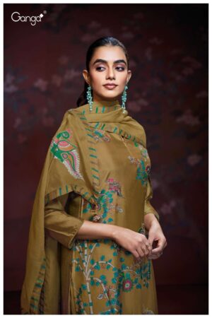 My Fashion Road Ganga Fashion Aaliyah Exclusive Stylish Ganga Fashion Suit | S3203-D
