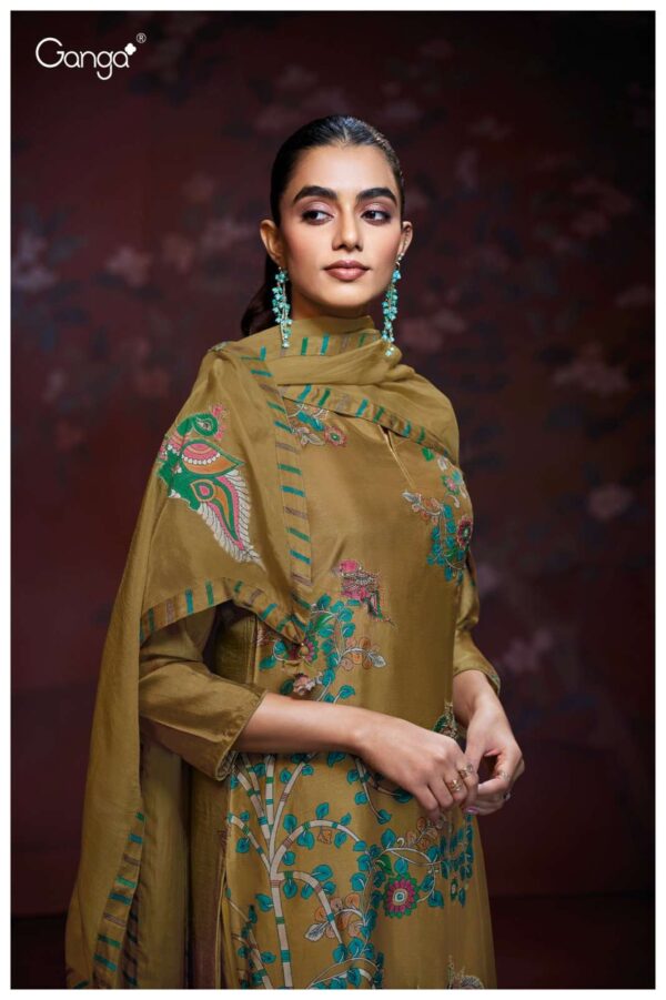 My Fashion Road Ganga Fashion Aaliyah Exclusive Stylish Ganga Fashion Suit | S3203-D
