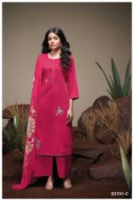 My Fashion Road Ganga Fashion Agatha Premium Cotton Satin Suit | S3741-C My Fashion Road Ganga Fashion Agatha Premium Cotton Satin Suit | S3741-C