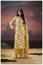 My Fashion Road Ganga Fashion Aleira Pure Wool Pashmina Winter Wear Suit | C3829-C