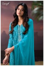 My Fashion Road Ganga Fashion Eirlys Pure Wool Pashmina Winter Suit | S3893-B