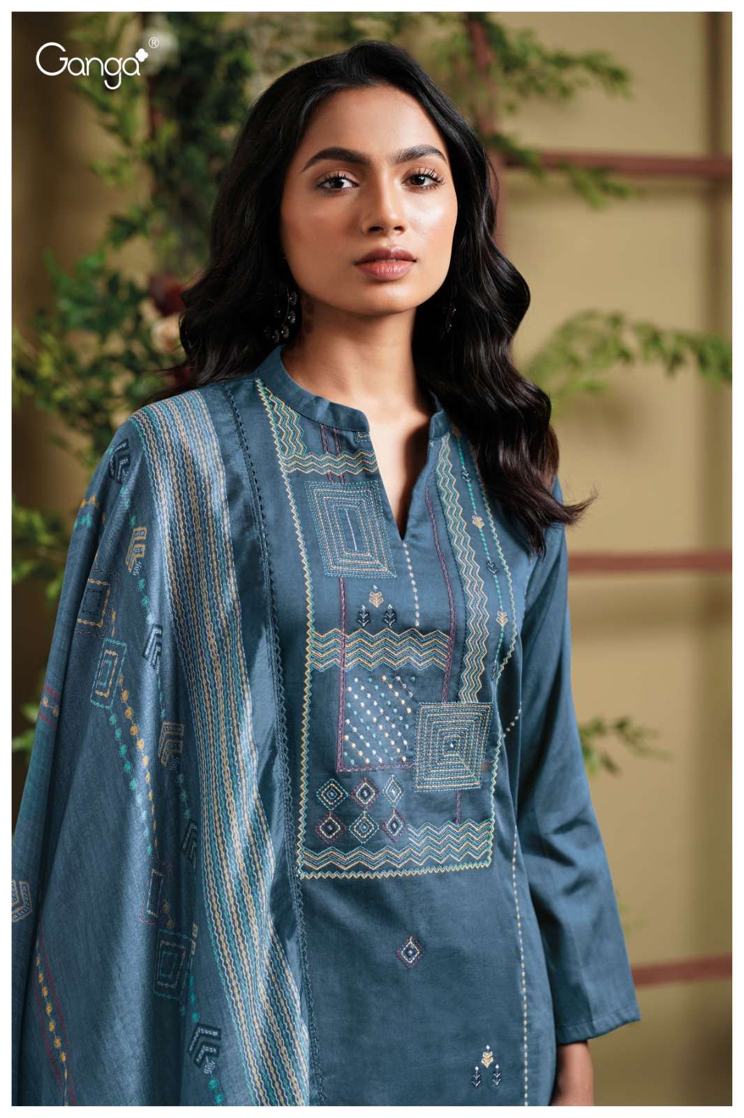 My Fashion Road Ganga Fashion Ellesy Fancy Cotton Satin Premium Design Suit | S3806-A My Fashion Road Ganga Fashion Ellesy Fancy Cotton Satin Premium Design Suit | S3806-A