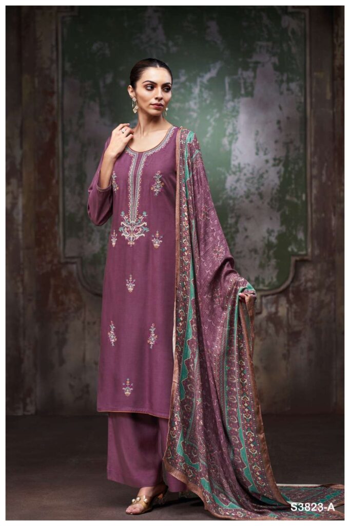 My Fashion Road Ganga Fashion Eriya Premium Wear Winter Collection Suit | C3823-A