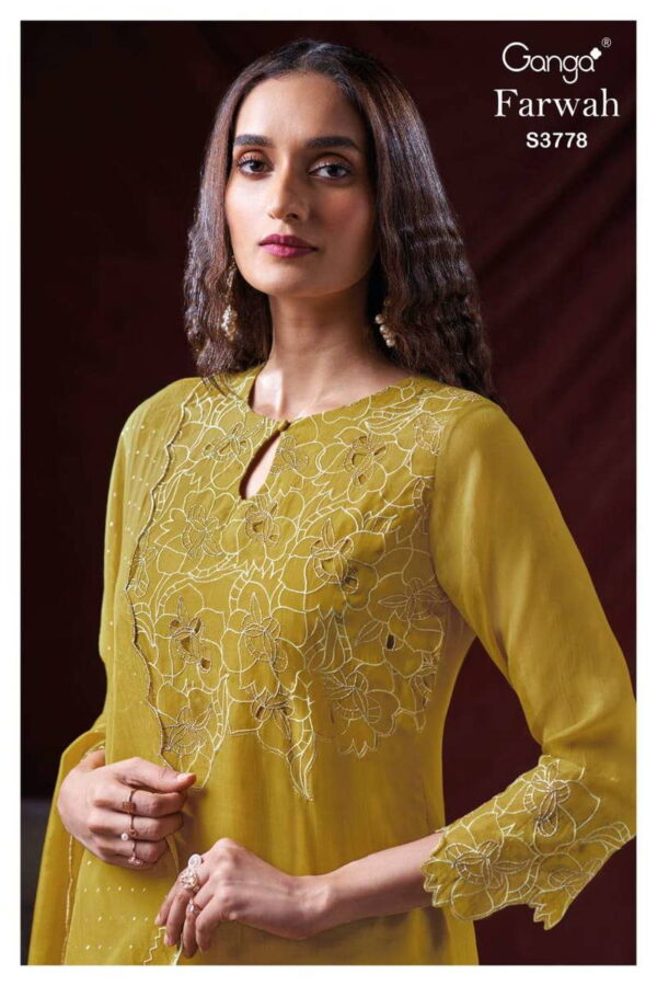 My Fashion Road Ganga Fashion Farwah Exclusive Fancy Designer Suit | S3778 – B