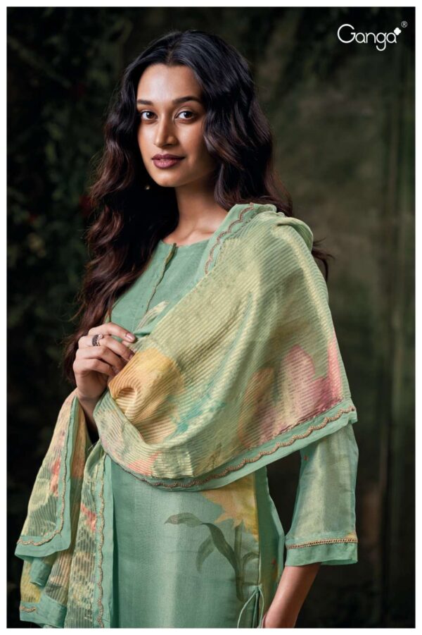 My Fashion Road Ganga Fashion Girija Exclusive Pure Bemberg Silk Latest Suit | S3588 – D