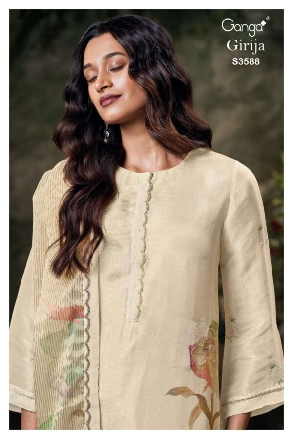 My Fashion Road Ganga Fashion Girija Exclusive Pure Bemberg Silk Latest Suit | S3588 – B