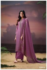 My Fashion Road Ganga Fashion Gretel Winter Wear Pure Wool Pashmina Suit | C3905-B