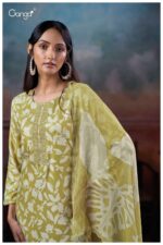 My Fashion Road Ganga Fashion Haizea Printed Pashmina Winter Suit | C3832-C