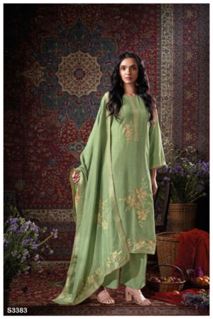 My Fashion Road Ganga Fashion Hamna Fancy Jacquard Designs Latest Suit | S3383 – A