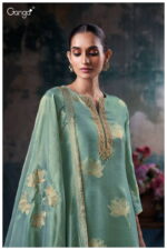 My Fashion Road Ganga Fashion Ishra Premium Designer Bemberg Silk Latest Suit | S3739 – A
