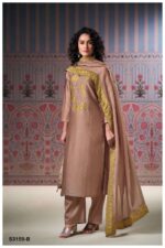 My Fashion Road Ganga Fashion Malina Pure Bemberg Silk Premium Designs Suit | S3159-B