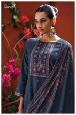 My Fashion Road Ganga Fashion Naadia Fancy Cotton Satin Ladies Dress | S3935 – A My Fashion Road Ganga Fashion Naadia Fancy Cotton Satin Ladies Dress | S3935 – A