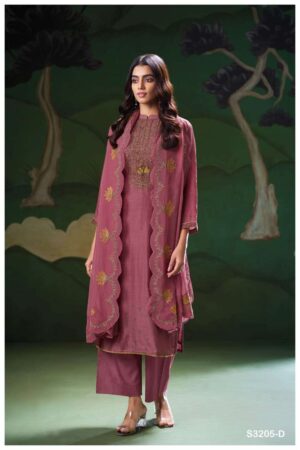 My Fashion Road Ganga Fashion Nyla Designer Bemberg Silk Latest Suit | S3205 – D