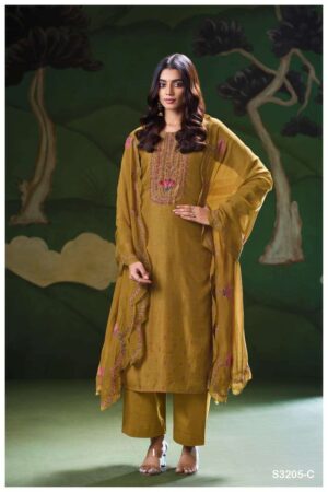 My Fashion Road Ganga Fashion Nyla Designer Bemberg Silk Latest Suit | S3205 – C
