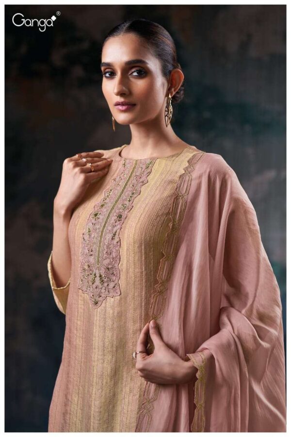 My Fashion Road Ganga Fashion Nyxie Partywear Style Kanjivaram Silk Suit | S3449 – B