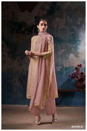 My Fashion Road Ganga Fashion Nyxie Partywear Style Kanjivaram Silk Suit | S3449 – B