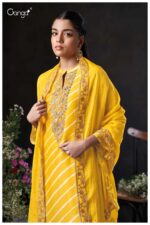 My Fashion Road Ganga Fashion Perlina Pure Bemberg Silk Designs Suit | S3909 -A