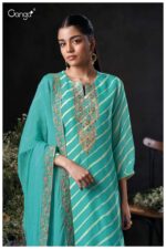 My Fashion Road Ganga Fashion Perlina Pure Bemberg Silk Designs Suit | S3909 – B