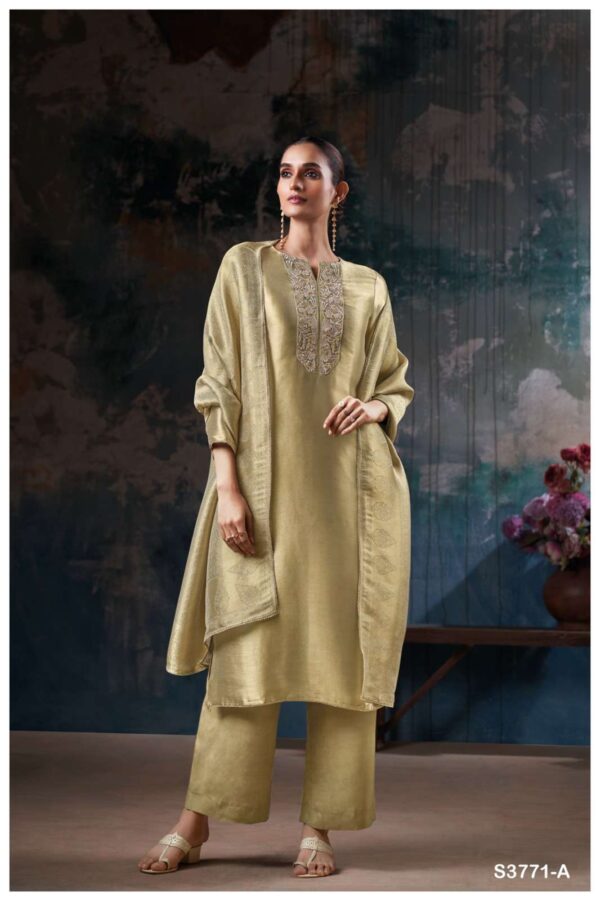 My Fashion Road Ganga Fashion Prakriti Design Silk Latest Suit | S3771 – A