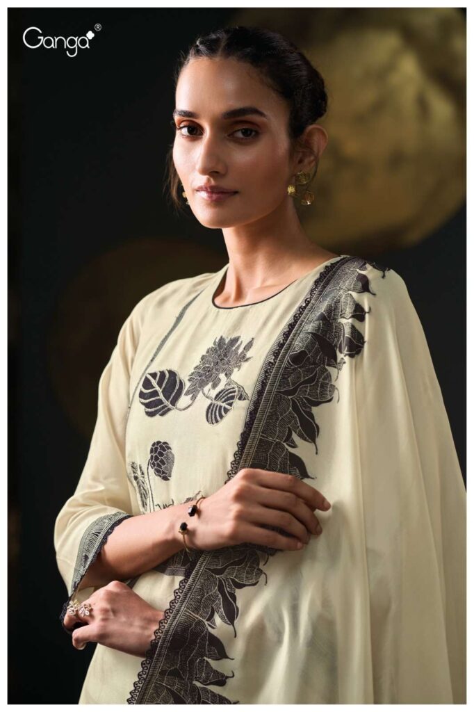 My Fashion Road Ganga Fashion Rajsee Fancy Woven Silk Premium Designs Suits | S4000