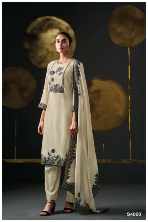 My Fashion Road Ganga Fashion Rajsee Fancy Woven Silk Premium Designs Suits | S4000