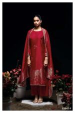 My Fashion Road Ganga Fashion Sidra Designer Viscose Woven Silk Suit | S3947 – F