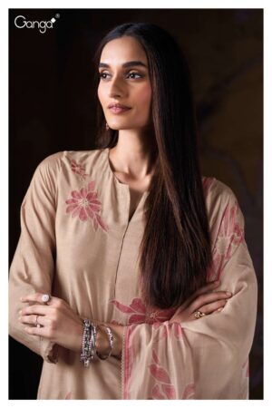 My Fashion Road Ganga Fashion Sivah Pure Bemberg Silk Exclusive Suit | S3898 – B