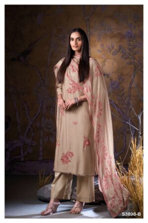 My Fashion Road Ganga Fashion Sivah Pure Bemberg Silk Exclusive Suit | S3898 – B