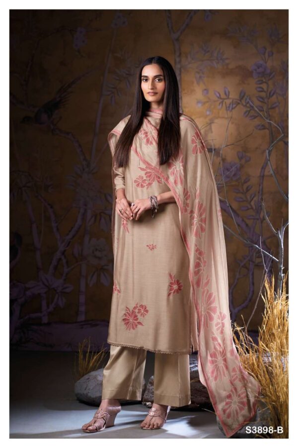 My Fashion Road Ganga Fashion Sivah Pure Bemberg Silk Exclusive Suit | S3898 – B
