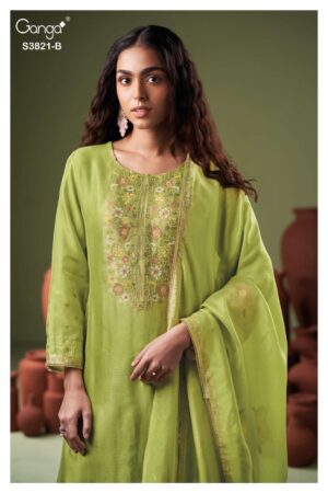 My Fashion Road Ganga Fashion Viara Exclusive Designer Ladies Salwar Suit | S3821-B