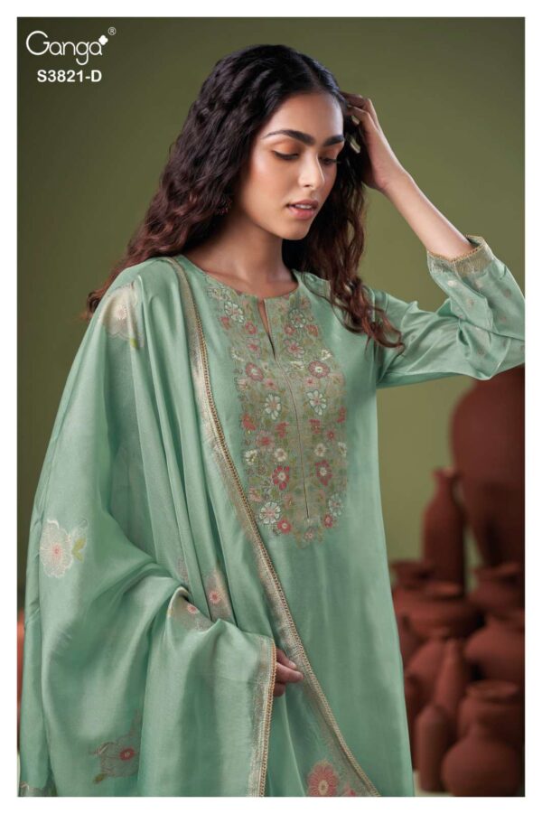 My Fashion Road Ganga Fashion Viara Exclusive Designer Ladies Salwar Suit | S3821-D