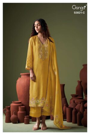 My Fashion Road Ganga Fashion Viara Exclusive Designer Ladies Salwar Suit | S3821-C
