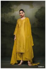 My Fashion Road Ganga Fashion Vrishi Premium Designs Russian Silk Suit | S3808 – A