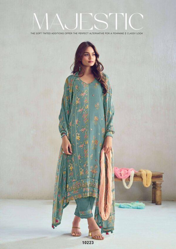 My Fashion Road Jay Vijay Dhaage Unstitch Designer Ladies Suit | 10223
