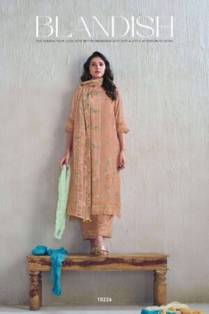 My Fashion Road Jay Vijay Dhaage Unstitch Designer Ladies Suit | 10226
