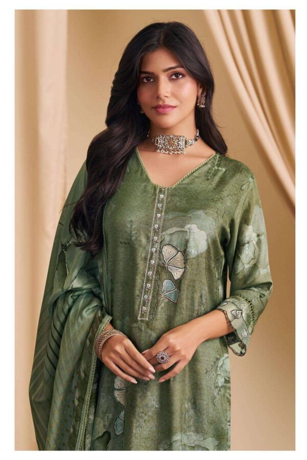 My Fashion Road Jay Vijay Hirva Fancy Silk Exclusive Latest Suit | 3255 – A