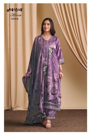 My Fashion Road Jay Vijay Hirva Fancy Silk Exclusive Latest Suit | 3255 – B