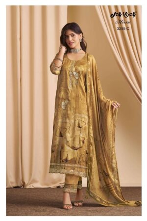 My Fashion Road Jay Vijay Hirva Fancy Silk Exclusive Latest Suit | 3255 – C