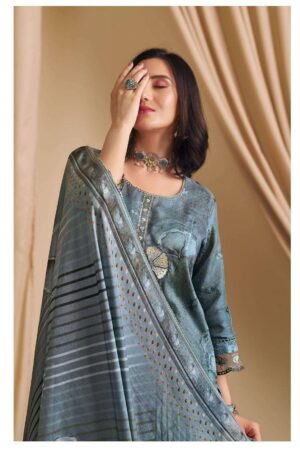 My Fashion Road Jay Vijay Hirva Fancy Silk Exclusive Latest Suit | 3255 – D