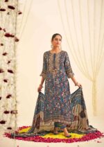 My Fashion Road Jay Vijay Kavira Exclusive Designer Muslin Silk Suit | 10425