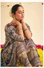 My Fashion Road Jay Vijay Kavira Exclusive Designer Muslin Silk Suit | 10421