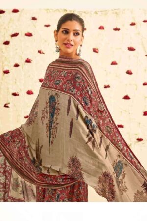 My Fashion Road Jay Vijay Kavira Exclusive Designer Muslin Silk Suit | 10422