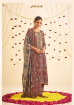 My Fashion Road Jay Vijay Kavira Exclusive Designer Muslin Silk Suit | 10422