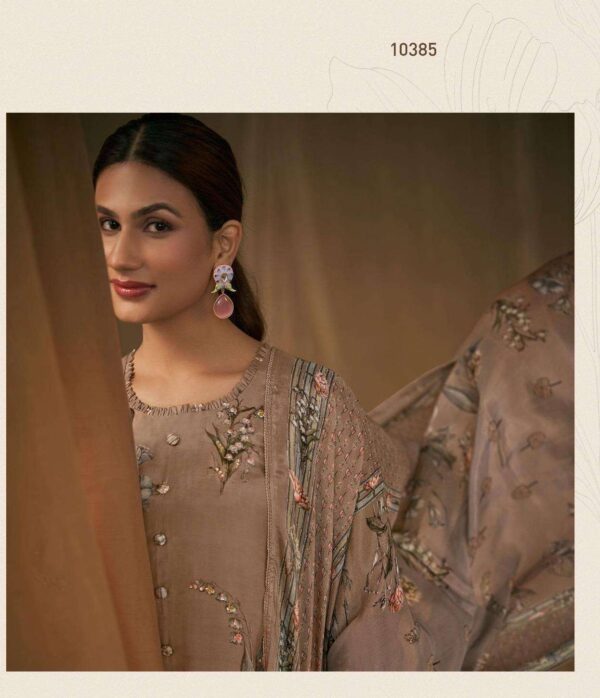 My Fashion Road Jay Vijay Lehr Fancy Designer Silk Latest Suit | 10385