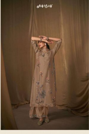 My Fashion Road Jay Vijay Lehr Fancy Designer Silk Latest Suit | 10385